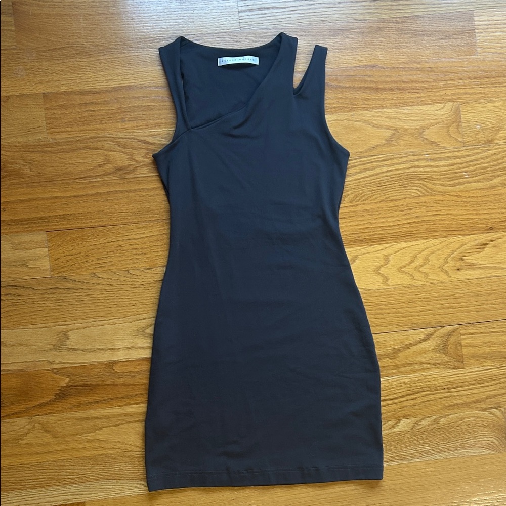 Susana Monaco Elegant One Shoulder Dark Dress